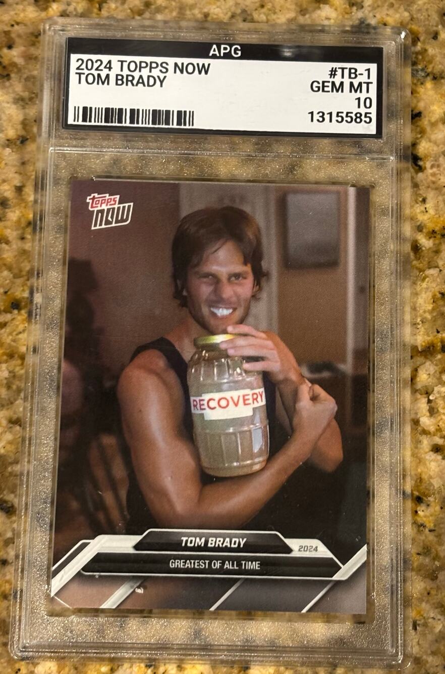 2024 Topps Now #TB1 Tom Brady APG 10 GOAT